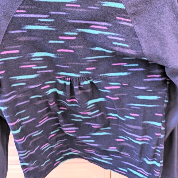 ⭐Girls Columbia Fleece Pullover sweater quarter zip size 14/16⭐ Navy Blue - Picture 4 of 6